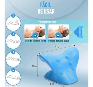 Almohada cervical tracción cuello