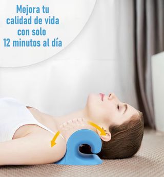 Almohada cervical tracción cuello