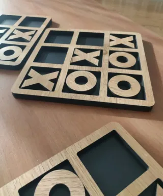 Juego Tres en Raya Madera