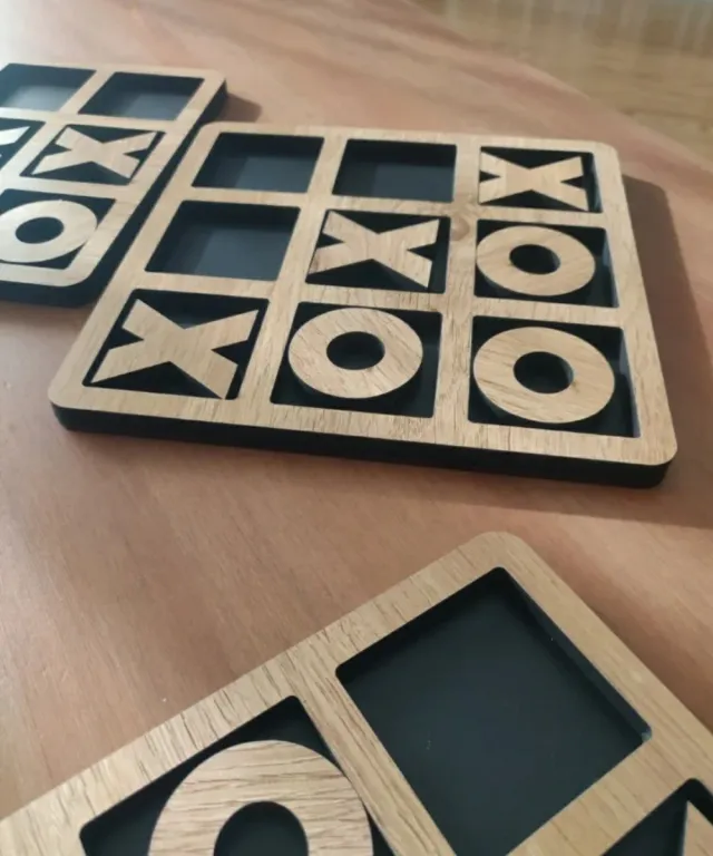 Juego Tres en Raya Madera