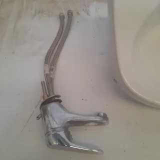 Lavabo Roca Blanco Porcelana Con grifo monomando