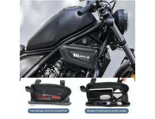 Bolsa Lateral Moto WAYALL Negra