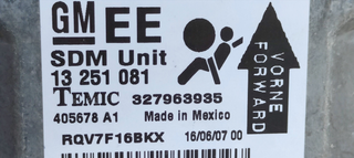 CENTRALITA AIRBAG OPEL ASTRA H BERLINA 1.7 16V CD