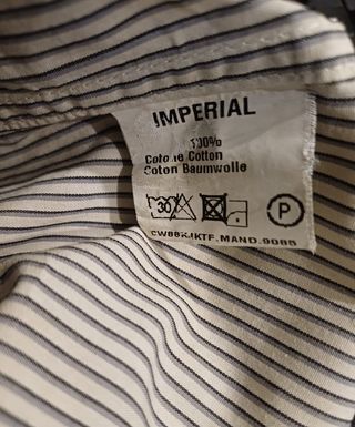 Camicia uomo Imperial beige e grigio a righe