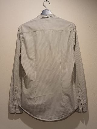 Camicia uomo Imperial beige e grigio a righe