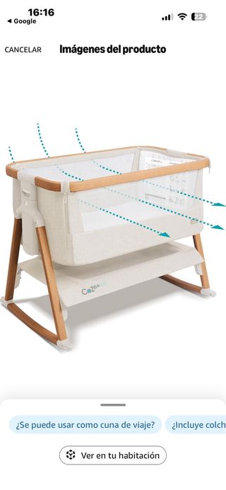 Tutti Bambini Cozee - Cuna de colecho