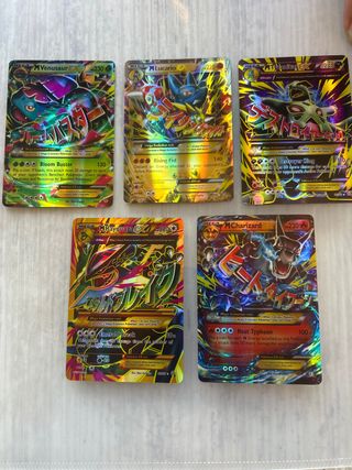 5 Cartas Pokémon EX Mega Evolución