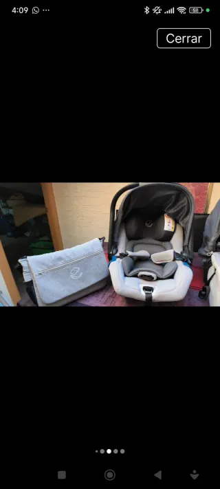 Silla de paseo Jane capazo y bolso