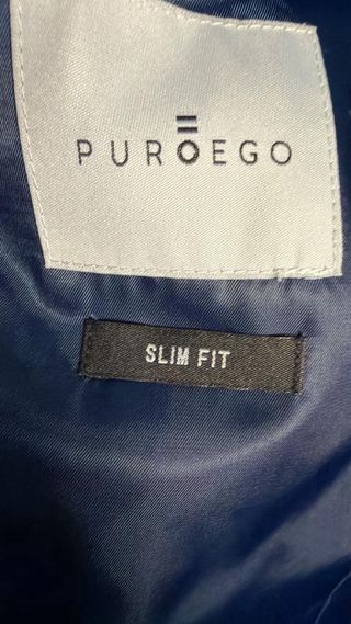 Traje de vestir azul marino