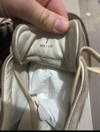 Hogan scarpe uomo camoscio tela marrone beige