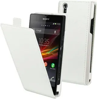 Funda Muvit Slim para Sony Xperia Z (Blanco)