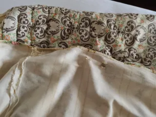 Trapunta lana beige e marrone