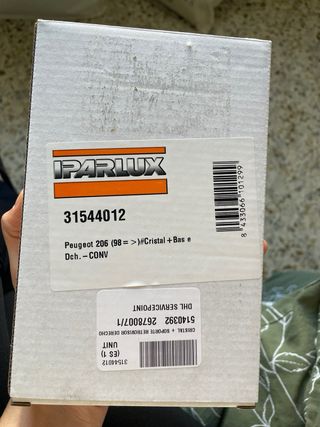 Soporte + retrovisor Dcho Citroen C3 / Peugeot 208