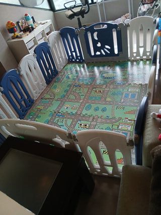 Parque infantil grande para bebés