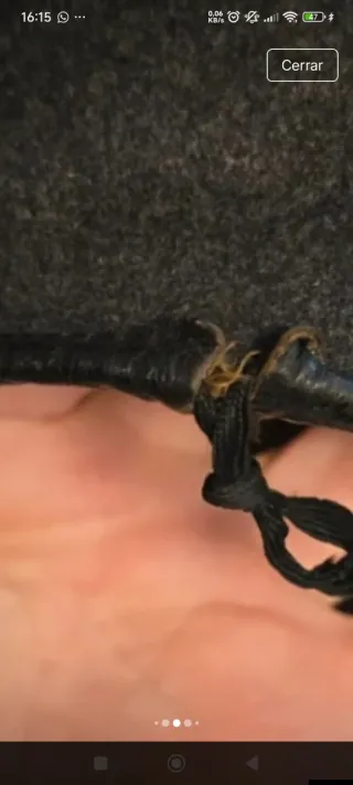 Boina de oficial Fuerza Aérea Belga 1951(leer)