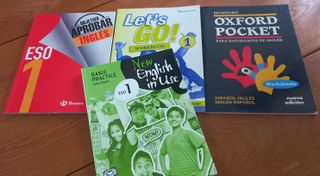 Los libros del lote son: New English in Use - ESO