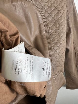 Giacca Pelle Conbipel Marrone Donna M