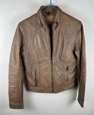 Giacca Pelle Conbipel Marrone Donna M