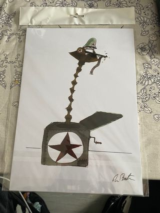 Lámina Tim Burton Firmada Sin Abrir