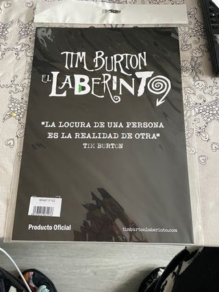 Lámina Tim Burton Firmada Sin Abrir