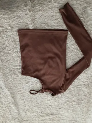 Jersey asimétrico manga larga Stradivarius S