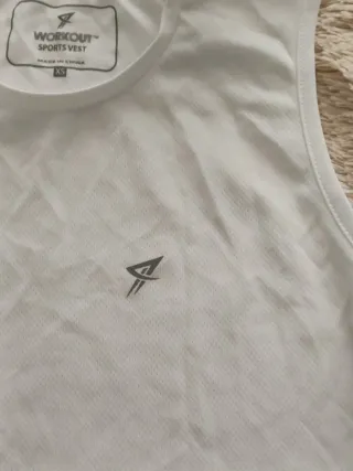 Camiseta deportiva mujer blanca Talla XS