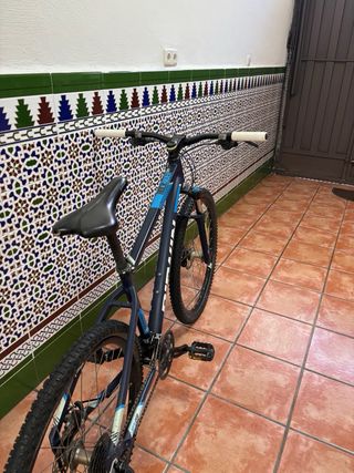 Bicicleta Btwin Montaña Azul