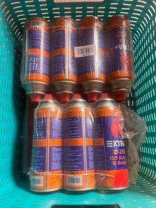 Cucina da Campeggio Portatile + 7 Cartucce Gas