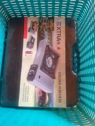 Cucina da Campeggio Portatile + 7 Cartucce Gas