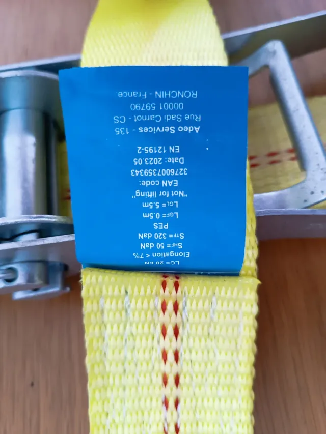 2 Cinchas de sujeción