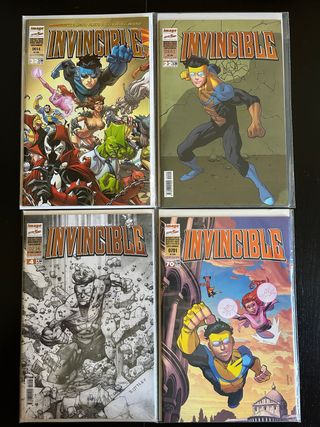 Invincible Saldapress bundle of four variant