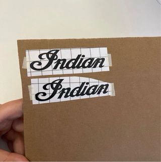 Pegatina Vinilo Indian Motorcycle