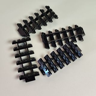 LEGO castle scalette nere 4pz
