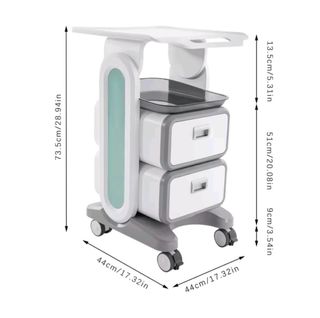 Carro profesional para aparatología