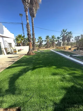 Instalación césped artificial