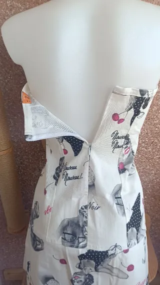 Vestido corto estilo años 50