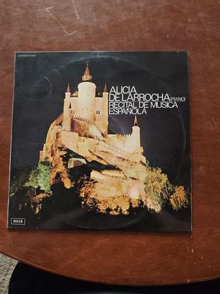 Vinilo Alicia de Larrocha - Recital de Música Espa