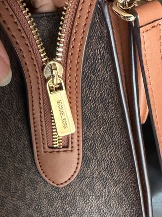 Bolso Michael Kors Marrón y Dorado