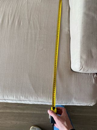 Funda Sofá Algodón Loneta Crema 4 Plazas