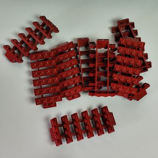 LEGO Castello Rosso Scuro Dark Red 4pz