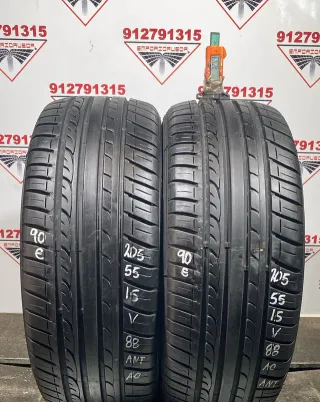-205 55 15 V DUNLOP RUEDA AL 90% VIDA UTIL