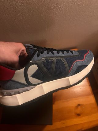 Scarpe Valentino Uomo Tg 43 Blu/Rosso
