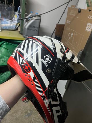 Casco Motocross Diseño Gráfico