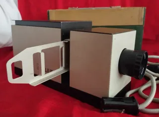 Proyector Diapositivas Antiguo Beige/Negro