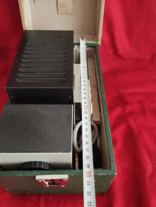 Proyector Diapositivas Antiguo Beige/Negro