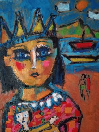 Joaquín VILLEGAS.Princesita.Óleo.2026.Firmado.