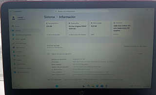 HP Pavilion Ordenador Portátil Rojo y Negro