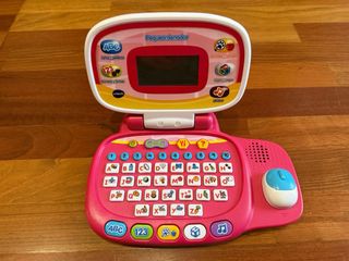 Ordenador VTech rosa y blanco