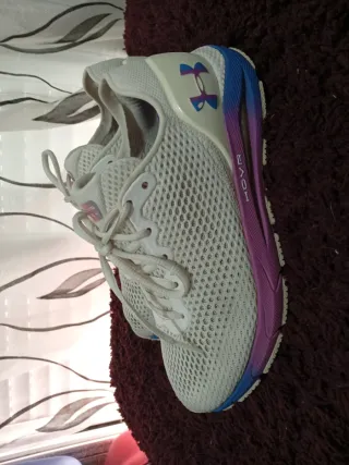 Zapatillas Under Armour Mujer Blancas Moradas