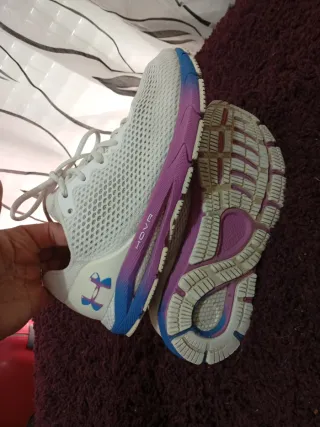 Zapatillas Under Armour Mujer Blancas Moradas